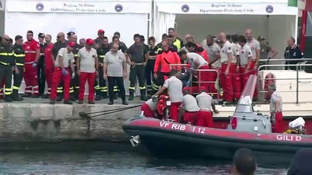 Hallan otros dos cuerpos tras naufragio del yate de lujo en Italia