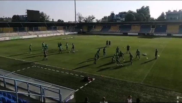 Dinamo Minsk - Anderlecht: les Mauves à l'entraînement la veille du match