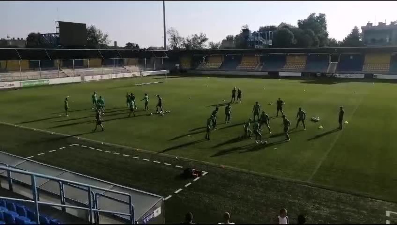 Dinamo Minsk - Anderlecht: les Mauves à l'entraînement la veille du match