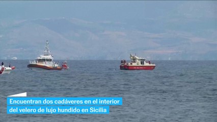 NO USAR | Encuentran dos cadáveres en el velero de lujo hundido en Sicilia