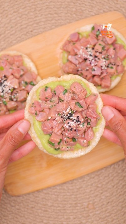 Tostadas de Ceviche de Atún de Ricardo Peralta