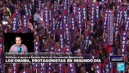 Video herunterladen: Informe desde Washington: los Obama ratificaron su apoyo a Kamala Harris en la Convención Demócrata