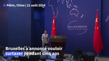 Pékin dénonce la volonté de l'UE de taxer les véhicules électriques chinois