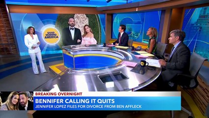 Jennifer Lopez files for divorce from Ben Affleck