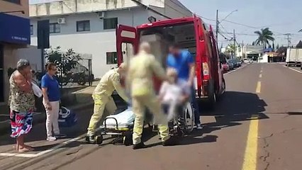 Idoso é socorrido pelo Siate após desmaiar em hotel na Rua do Rosário