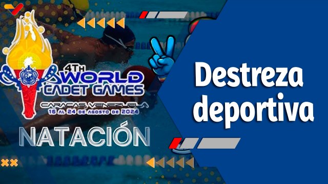 Deportes VTV | Venezuela obtiene oro en natación 200 metros pecho en los IV Mundiales de Cadetes