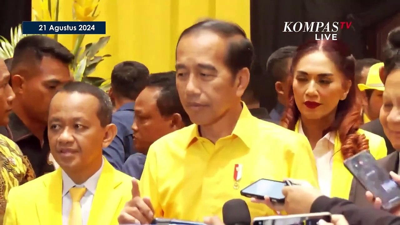 Jokowi Beberkan Alasan Pakai Baju Kuning di Acara Munas Golkar