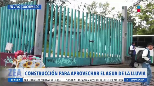 Construyen pozos de absorción en Xochimilco, CDMX, para evitar inundaciones