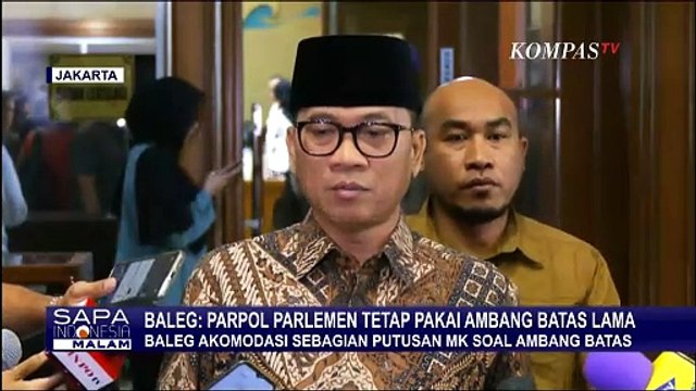 Baleg DPR Akomodasi Sebagian Putusan MK soal Ambang Batas Pilkada