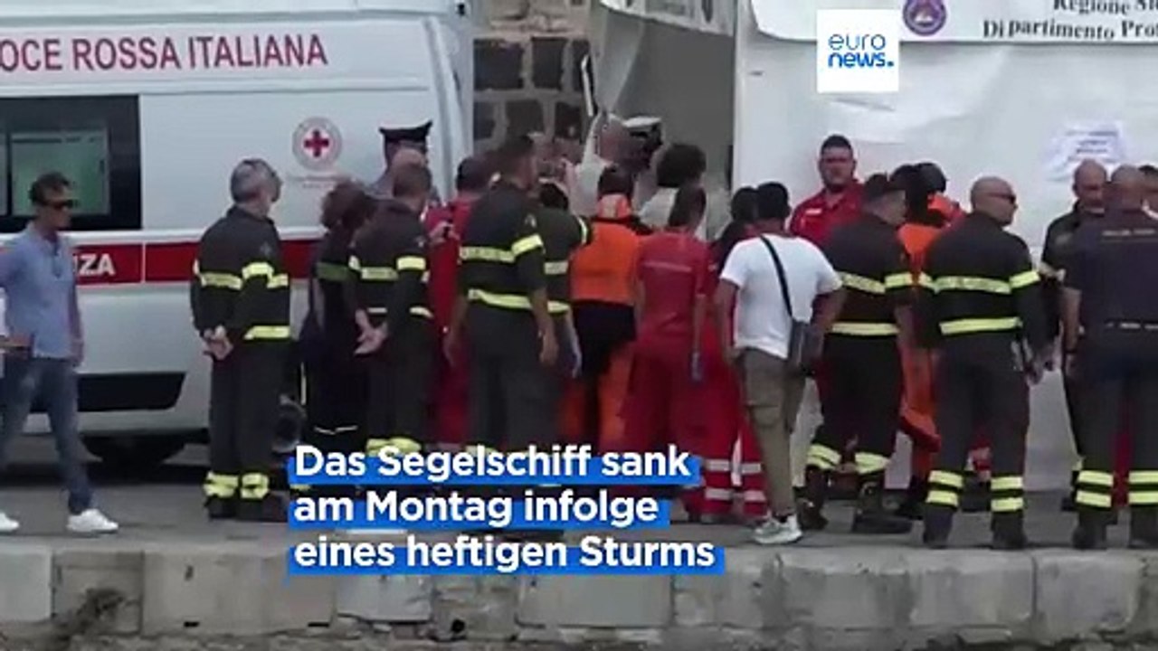 Auf Sizilien gesunkene Luxusyacht: Milliardär Mike Lynch und Tochter (18) sind unter den Toten