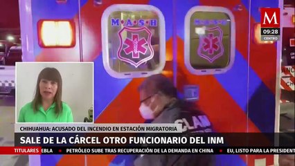 Sale de la cárcel otro exfuncionario del INM acusado del incendio en estación migratoria