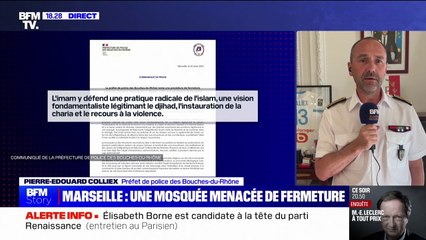 "On n'a pas attendu 2024 pour agir", réagit le préfet de police des Bouches-du-Rhône, après la demande de fermeture d'une mosquée à Marseille