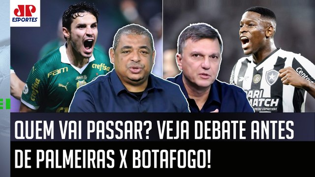 EU NÃO ACHO! Pra mim, o Palmeiras hoje contra o Botafogo... VEJA DEBATE antes do JOGÃO!