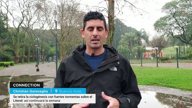Se retira la ciclogénesis con fuertes tormentas sobre el Litoral: así continuará la semana