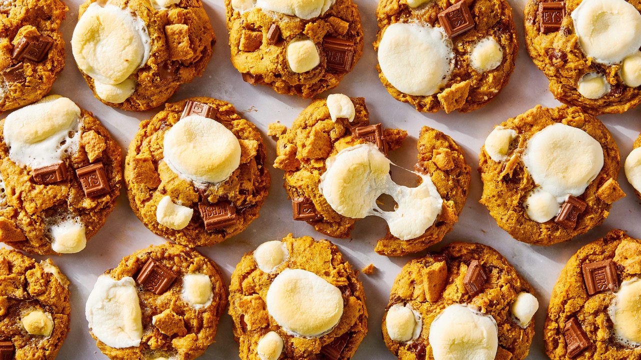 Pumpkin S'mores Cookies Will Leave You Wanting S'more