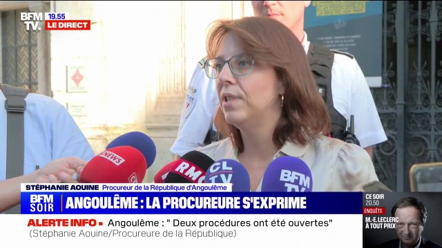 Deux procédures ont été ouvertes affirme Stéphanie Aouine, procureur de la république d'Angoulême