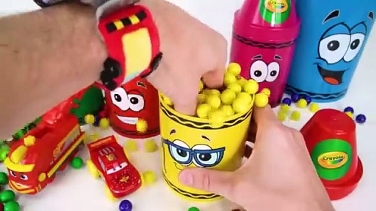 Best Toy Learning Video for Toddlers and Kids Learn Colors with Surprise Crayons