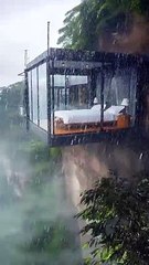 Rainy Day Getaway In a Glass Cliffside Retreat