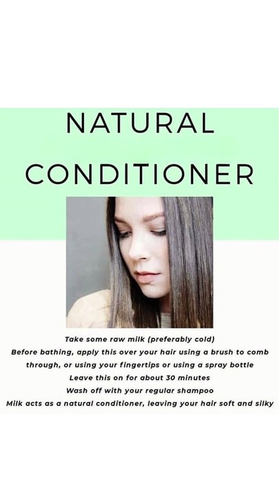 DIY Natural Conditioner for Silky, Shiny Hair! ‍♀️ Easy Homemade Hair Care Hack #NaturalHair #HairConditioner