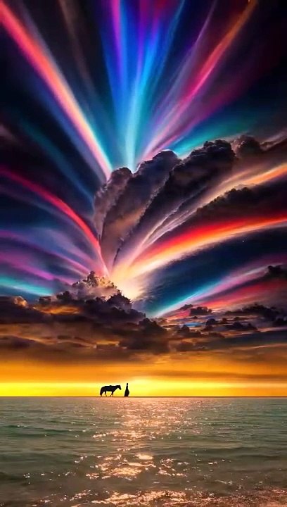 Colorful shine Rainbow 