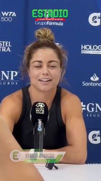 Renata Zarazúa VALORA este tipo de torneos para las tenistas mexicanas.| Estadio Deportes