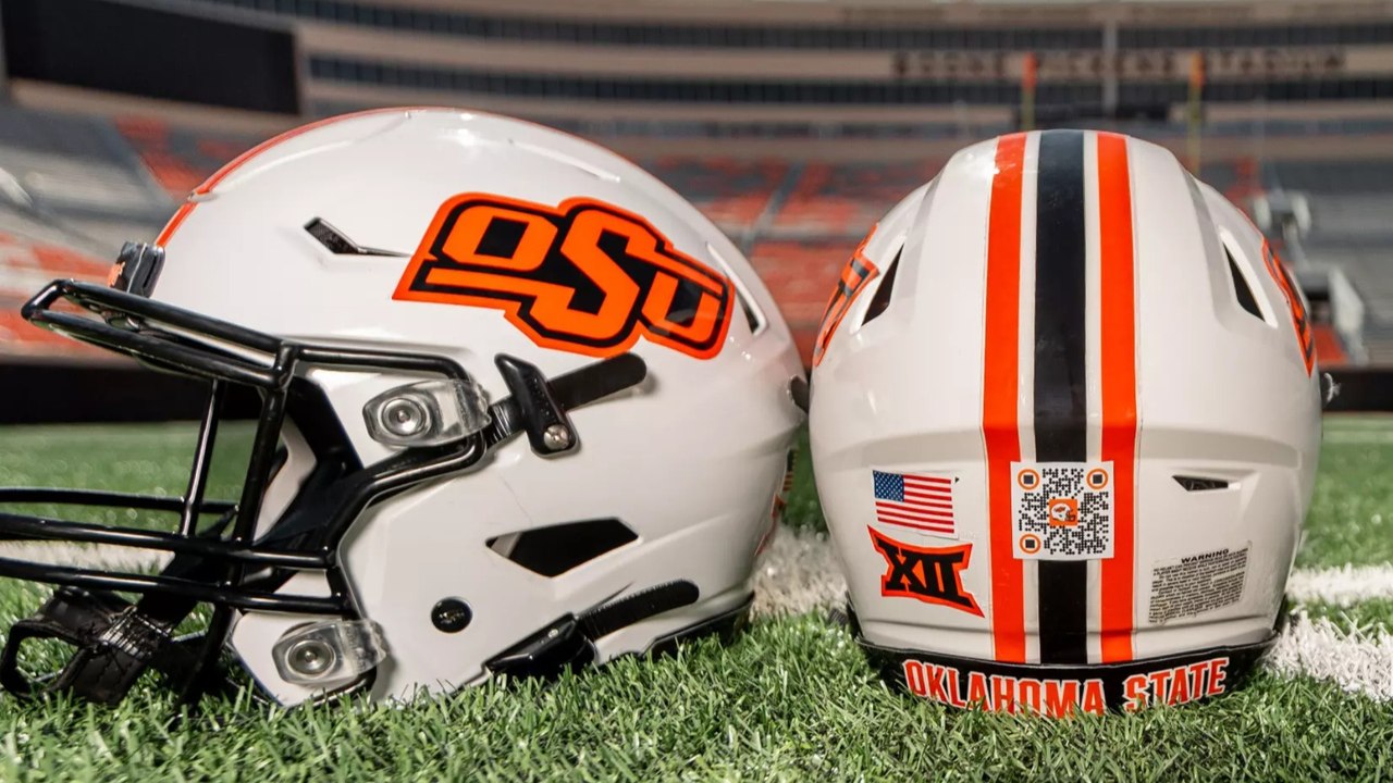 Oklahoma State Introduces QR Code Helmets in College Football