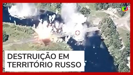 Ucrânia mostra destruição causada durante ofensiva em Kursk, na Rússia