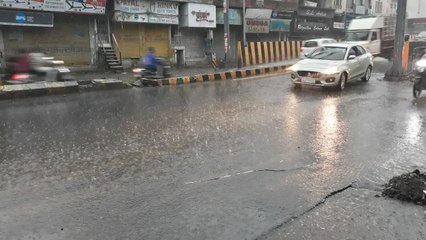भादो में ताबड़तोड़ बरसी घटाएं, एक घंटे में सवा दो इंच पानी गिरा