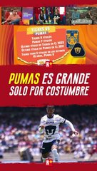 PUMAS es un EQUIPO GRANDE de la LIGA MX