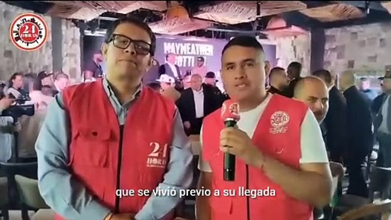 ¿Qué pasó en la conferencia de prensa de Floyd Mayweather y John Gotti III?