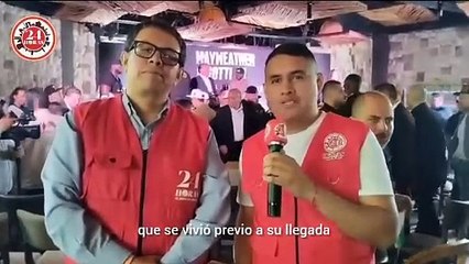 ¿Qué pasó en la conferencia de prensa de Floyd Mayweather y John Gotti III?