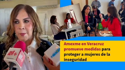 Amexme en Veracruz promueve medidas para proteger a mujeres de la inseguridad
