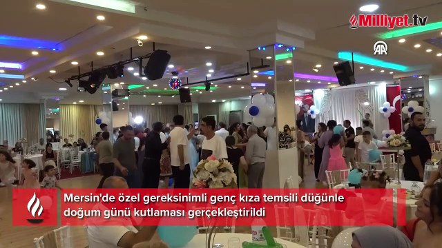 Mersin'de damatsız düğün! Kuaför, davul zurna, pasta, her şey tamdı