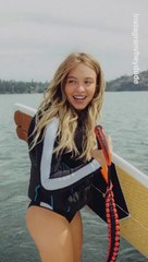 Sydney Sweeney takes on the outdoors in advert for Hey Dude