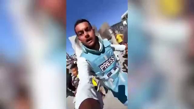 Los aviones de combate de ocupación israelíes atacaron la escuela Salah al-Din en Gaza