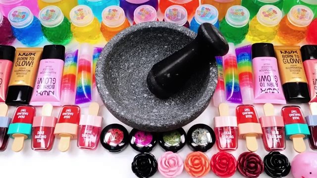 Satisfying Video Mixing Glitter, Squishy Balls, and Glossy Slime