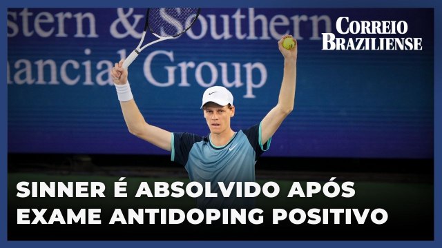 Jannik Sinner é absolvido após exame antidoping positivo para anabolizante