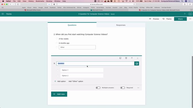 How to USE Microsoft Forms for Office 365 Using a Mac - Basic Tutorial | New