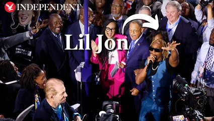 Lil Jon performs ‘Turn Down for What’ during Georgia roll call at DNC