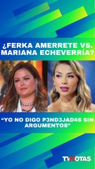 ¿Ferka arremete contra Mariana Echeverría?
