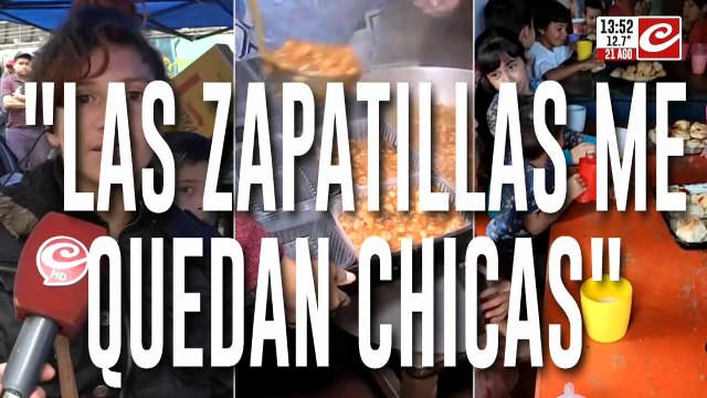 Tiene 3 hijos y depende de los comedores para darles de comer: los televidentes donaron millones para ayudarlos