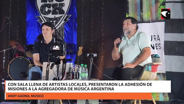Con sala llena de artistas locales, presentaron la adhesión de Misiones a la Agregadora de Música Argentina
