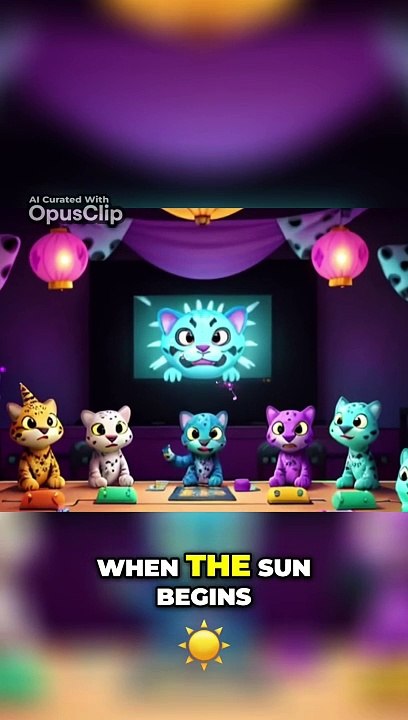 Dancing in the Dark- Spooky Ghost Leopards' Fun