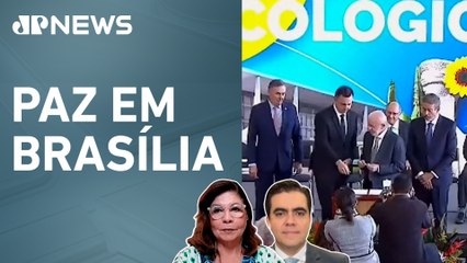 Скачать видео: Três Poderes se unem por pacto de preservação ambiental; Dora Kramer e Cristiano Vilela comentam