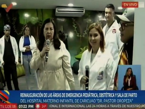 Pdte. Nicolás Maduro reinauguró las áreas de emergencia del Hospital Materno Infantil de Caricuao