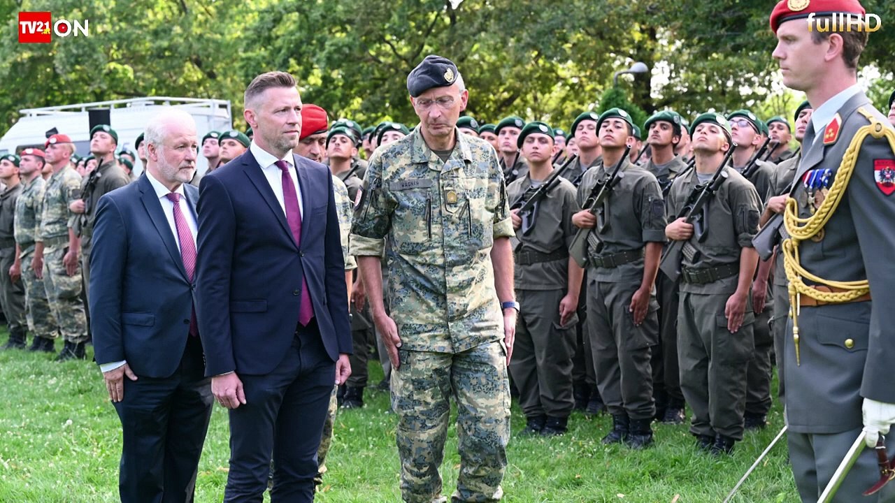 Bundesheer Angelobung in Wien Oberlaa