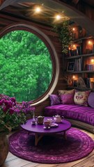 This sumptuous retreat offers a tranquil escape from the tempest outside.