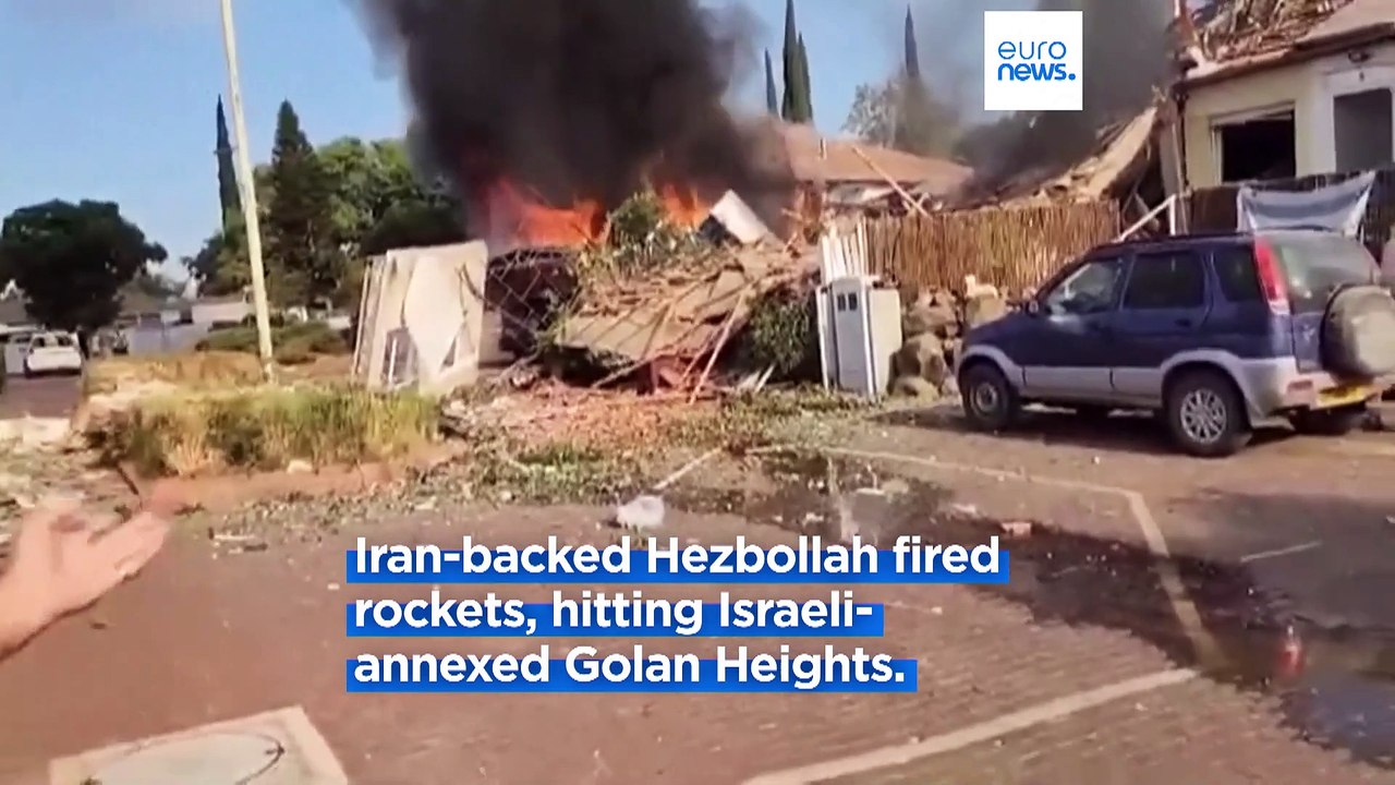 Hezbollah fire over 50 rockets, hitting Israeli-annexed Golan Heights
