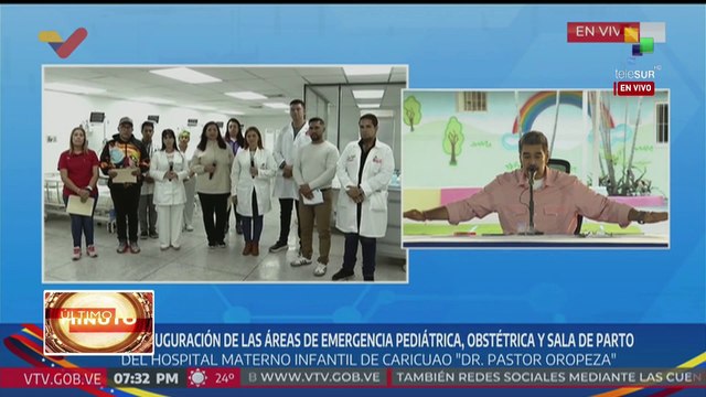Pdte. Nicolás Maduro reinauguró Hospital Materno Infantil de Caricuao Dr. Pastor Oropeza