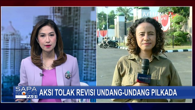 Situasi Jelang Aksi Tolak Revisi UU Pilkada di Gedung DPR Jakarta hingga Yogyakarta!